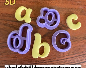 Gready Font Alpahbet Fondant Cutter | A - Z | Cake Decorating