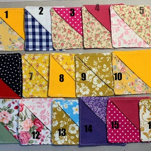 Fabric Corner Bookmarks