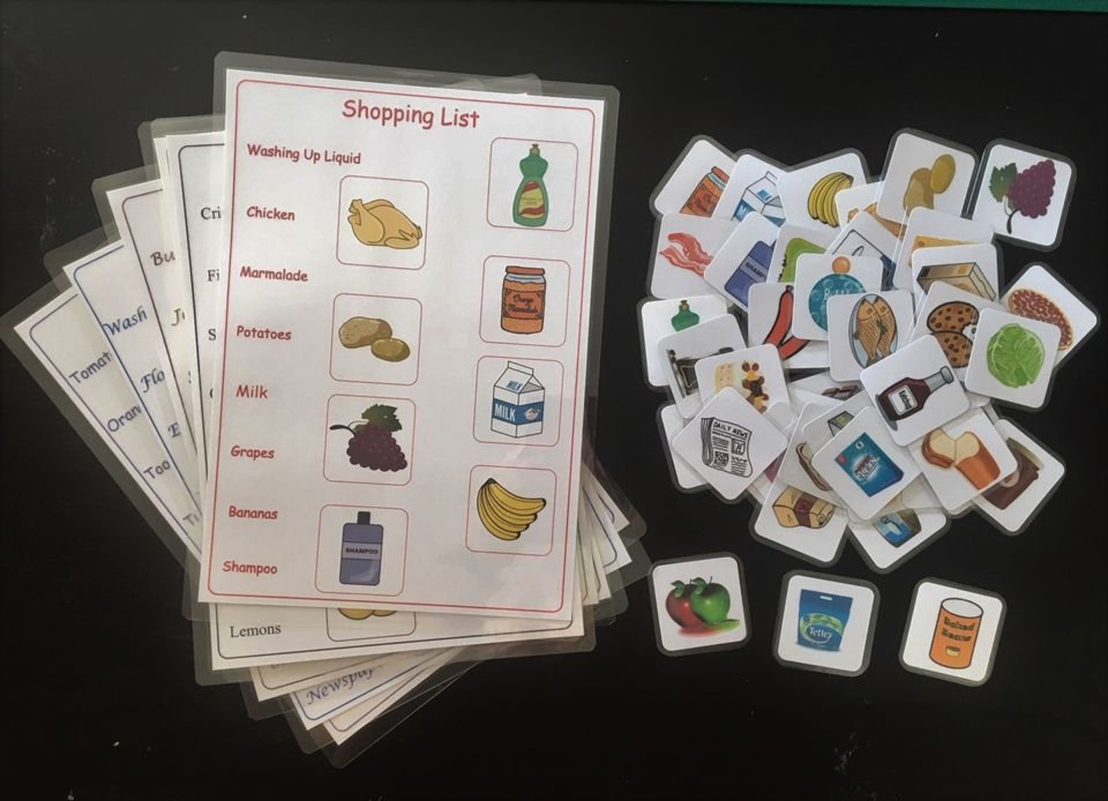 Supermarket Bingo Game Care Homesdementia Activities Etsy