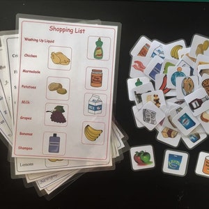 Supermarkt Bingo Spiel Pflegeheime: Demenz Aktivitäten