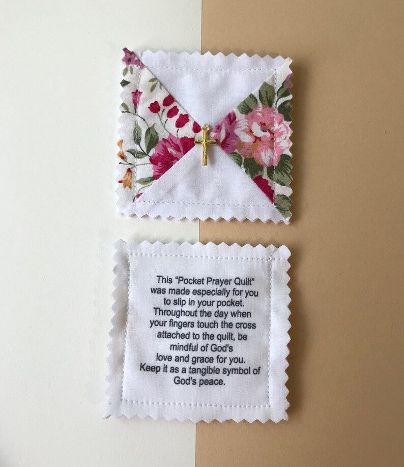 Handcrafted Pocket Prayer Mini Quilt, Spiritual, Religion, Christian ...