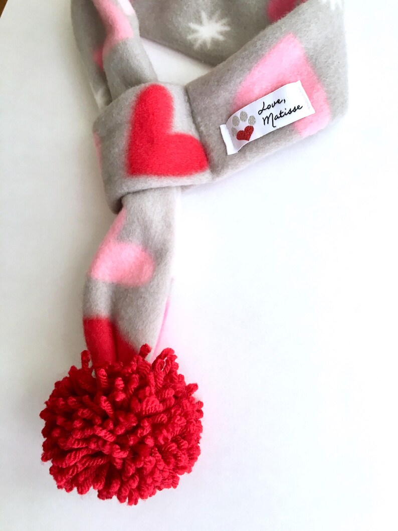 Valentines Dog Scarf Dog Scarf Valentine Hearts Heart Scarf Etsy