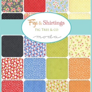 Figs and Shirtings Jelly Roll by Fig Tree and Co. for Moda - Etsy