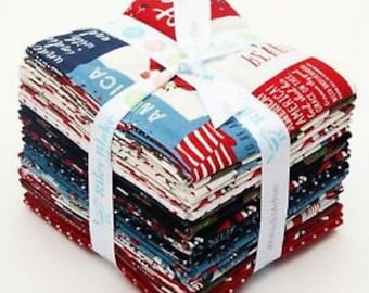 Celebrate America 21 Piece Fat Quarter Bundle  by Echo Park Paper Co. for Riley Blake