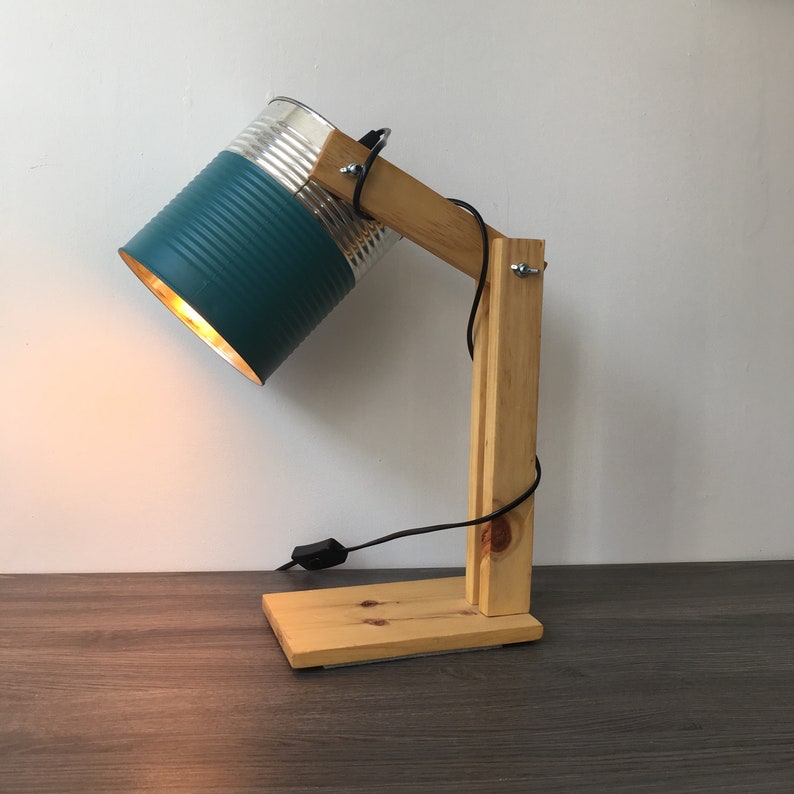 recycled table lamp