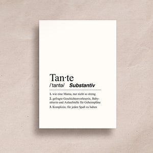 Ansichtkaartdefinitie Tante A6 | Kaart tante, meter worden, cadeau meter zwangerschapsaankondiging, cadeau voor peetouders