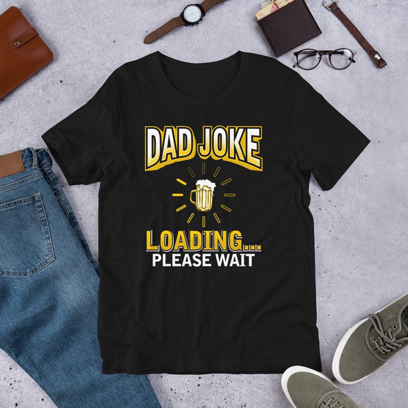 Dad To Be Loading Mens Funny Unisex T-Shirt