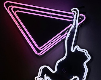 Abstrakter Affe Neon Schild - Affe Neon Schild - Spiegel Neon Schild