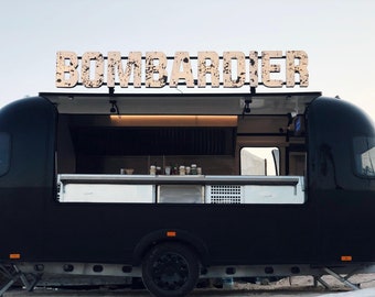 Food Truck Sign-Food Trailer Sign- Roof Sign-3D Roof Sign-Custom Food Truck Sign- 3D Channel Letters-Custom Sign