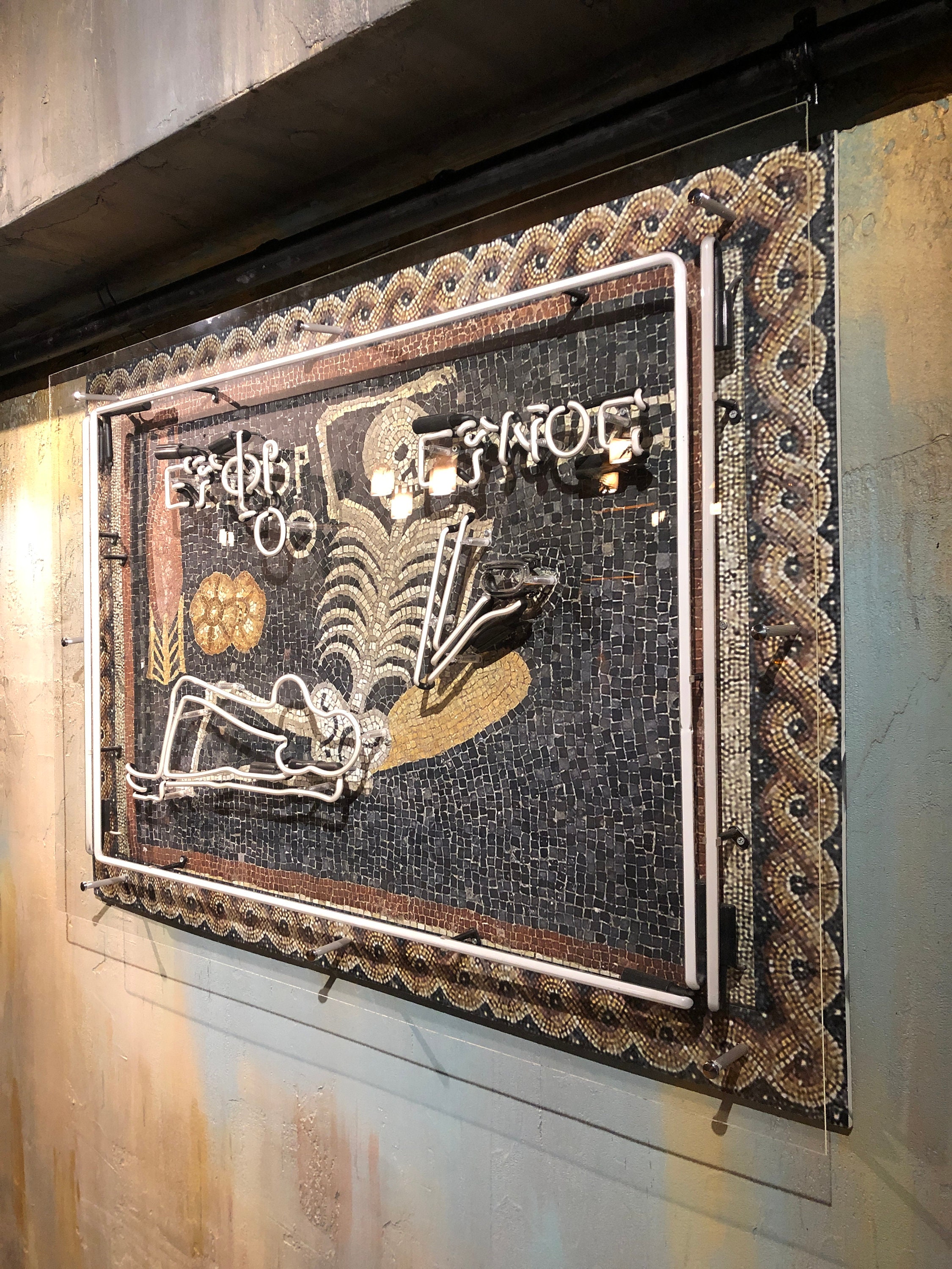 Neon Skeleton Sign - 
