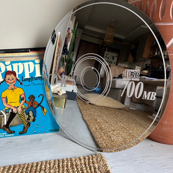 CD Mirror - Creative Gift Mirror - Music Gift - Handmade Design
