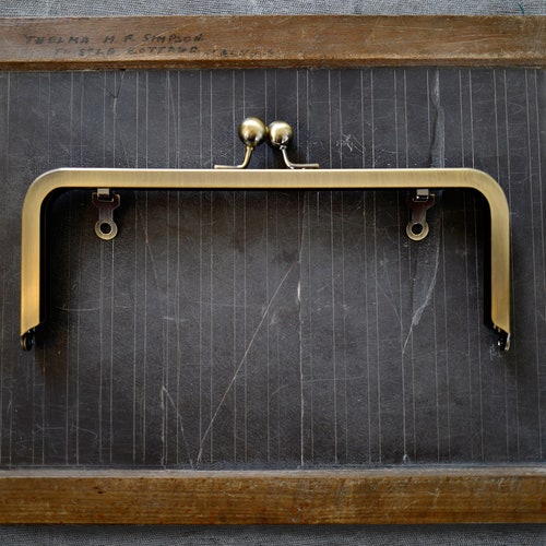 Retro Metal Purse Frame Flex Internal Purse Frame Etsy