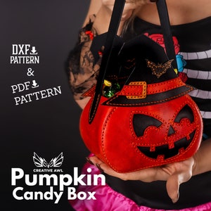 PDF & DXF Halloween Felt Trick or Treat Bag