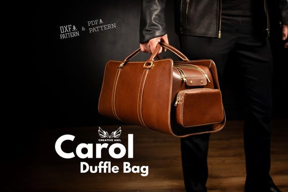 Carol Duffle Bag Pattern (PDF & DXF)