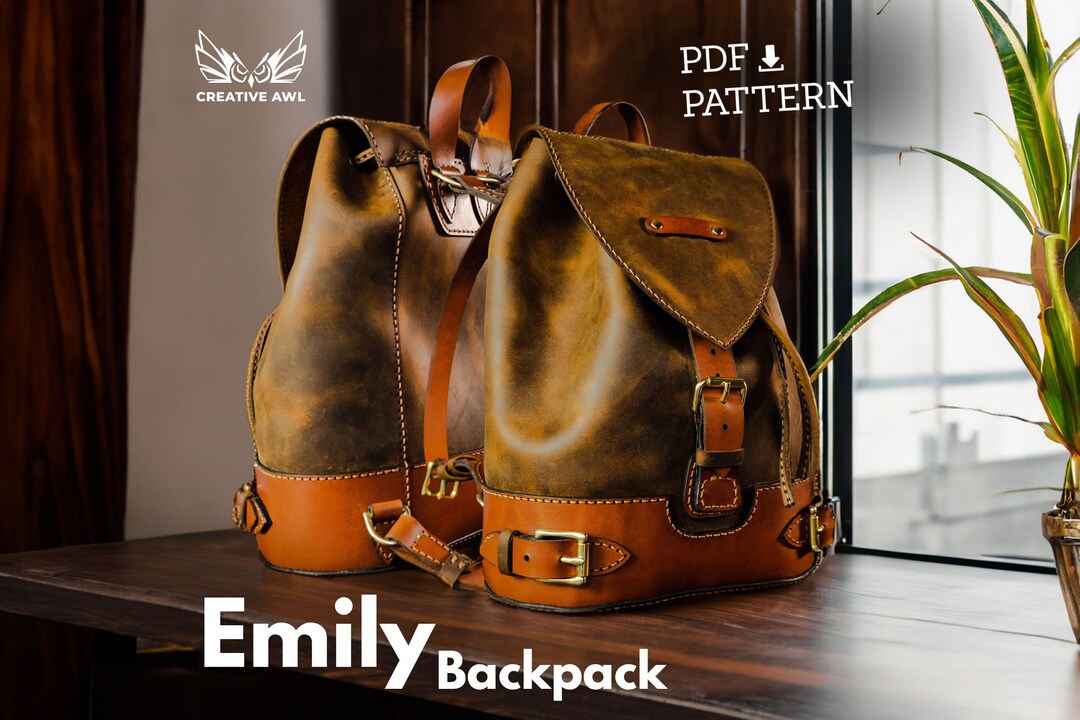 Emily Backpack [PDF pattern] – Creative Awl Studio