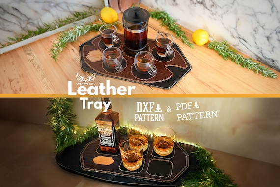 PDF & DXF Whiskey or Tea Pad PDF Pattern