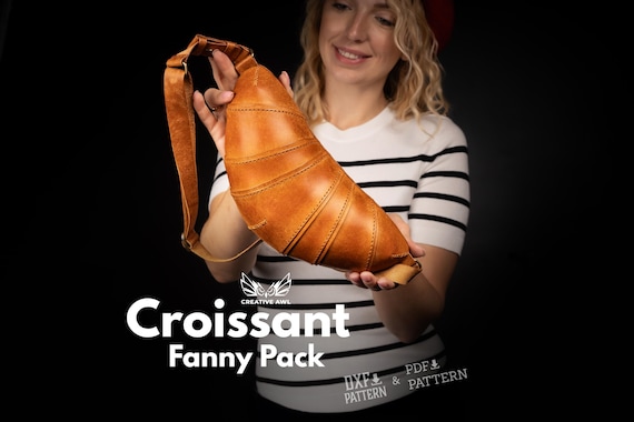 Croissant Fanny Pack PDF & DXF Pattern