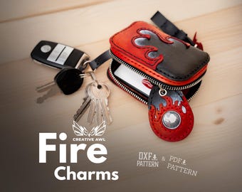 Fire Charms (PDF & DXF) Pattern