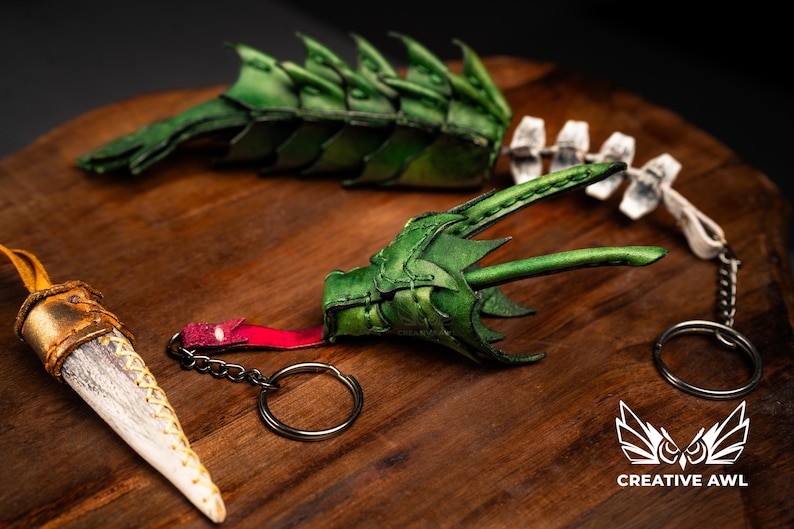 Dragon Hunter Key Chain [PDF & DXF Pattern] - Etsy