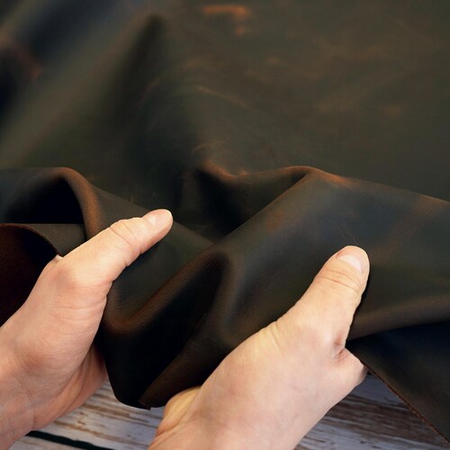 Whiskey Crazy Horse Cowhide Leather 8.5 X 11 Pre Etsy