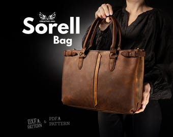 Sorell Bag Pattern PDF & DXF Leather Tutorial