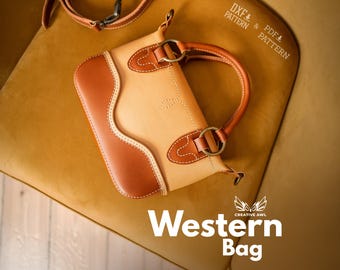 PDF & DXF Western Bag Pattern