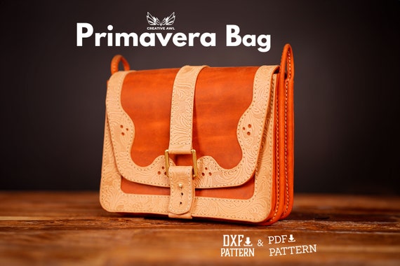 PDF & DXF Primavera Bag Pattern