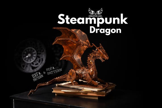 Steampunk Dragon PDF & DXF Pattern