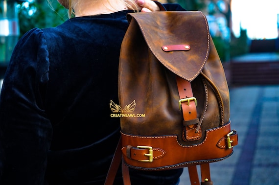 Leather backpack pattern pdf free sale