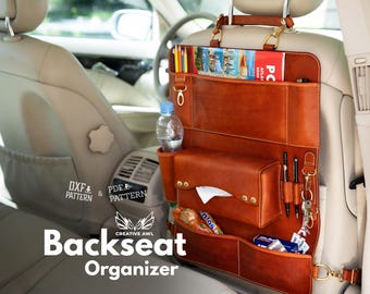 Backseat Organizer DIY Leathercraft (PDF & DXF)