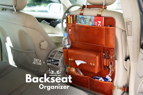 Backseat Organizer DIY Leathercraft (PDF & DXF)