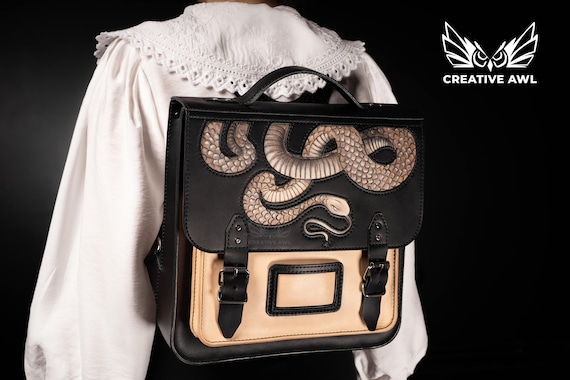 Slither Leather Backpack