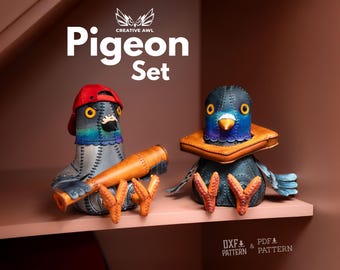 Pigeon Set (PDF DXF Pattern)