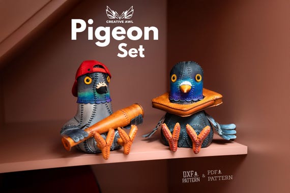 Pigeon Set (PDF DXF Pattern)