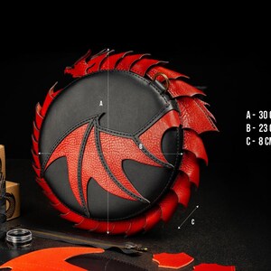 DIY Dragon Serpent DIY Kit - Natural Italian Leather- Vachetta- Creative Set image 2