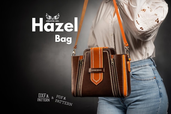Leather Hazel Bag Pattern PDF & DXF