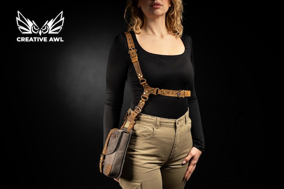 Punk Utility Leather Bag