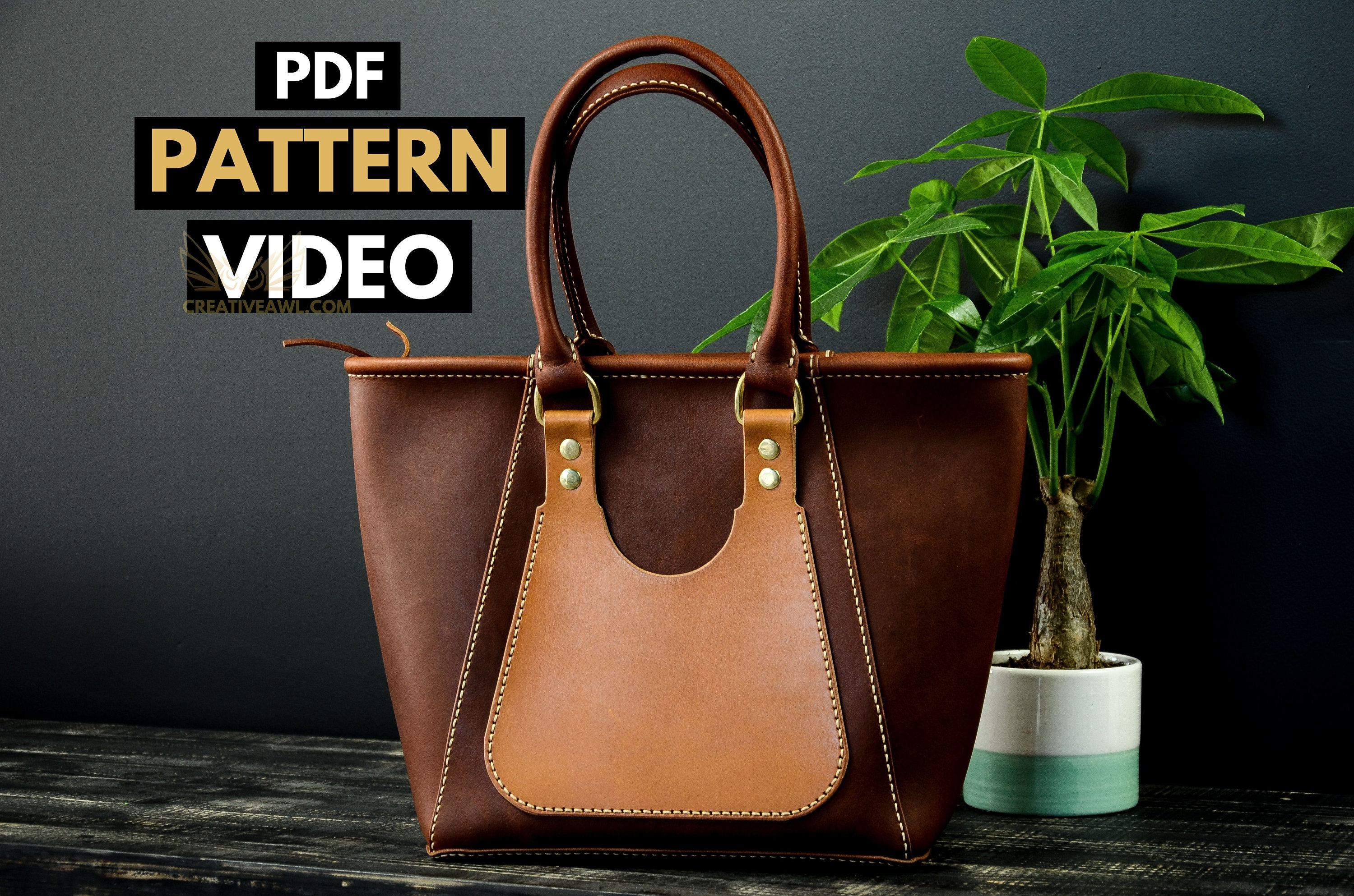 Leather Tote Bag Pattern Pdf