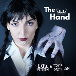 PDF & DXF Leather Hand PDF Pattern