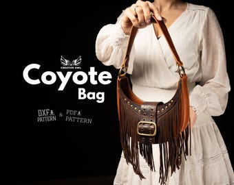 Fringe Shoulder Bag PDF i DXF Pattern