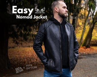 Easy Nomad Jacket : Beginner-Friendly PDF & DXF DIY