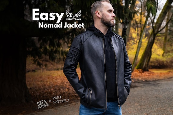 Easy Nomad Jacket : Beginner-Friendly PDF & DXF DIY