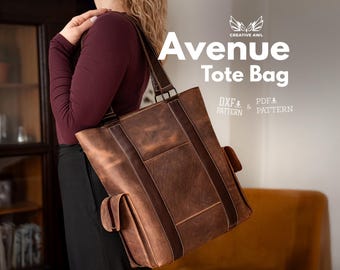 Avenue Tote Bag  PDF & DXF Pattern
