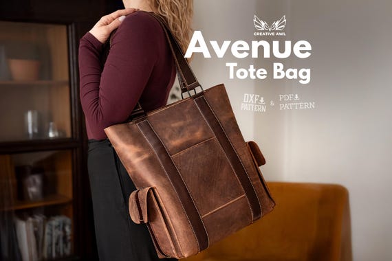 Avenue Tote Bag  PDF & DXF Pattern