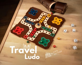 Leather Ludo PDF & DXF Pattern