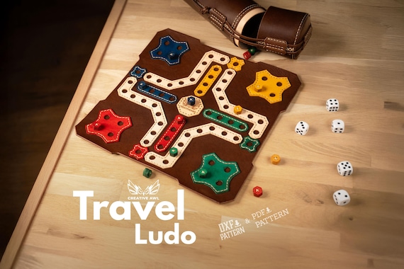 Leather Ludo PDF & DXF Pattern