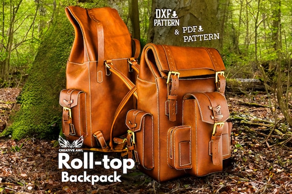 Making a leather backpack hot sale