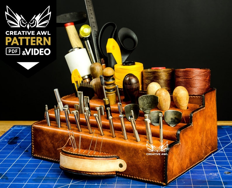 Leather Tool Rack Pattern Tools Rack Pattern Leather Etsy
