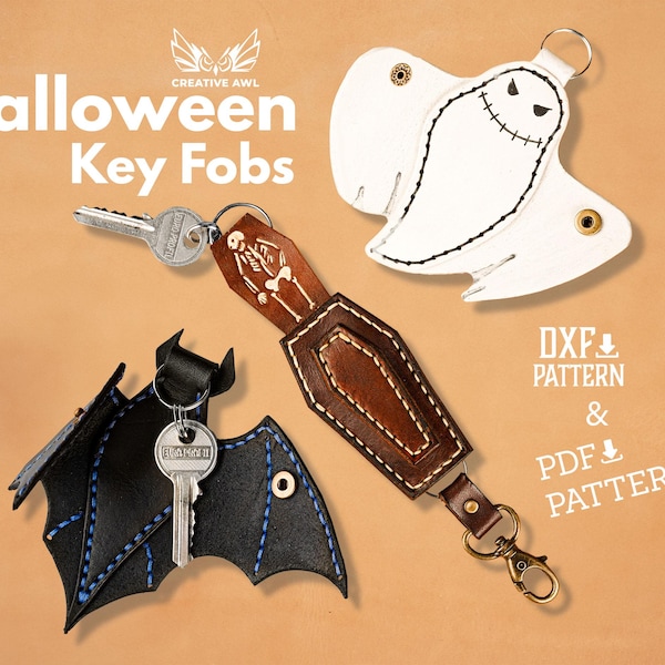 Halloween Schlüsselanhänger Muster Set