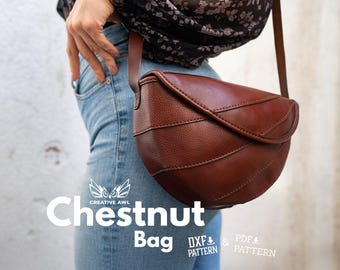 Chestnut Bag (PDF & DXF Files) DIY Leather Tutorial